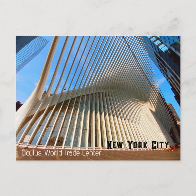 Carte Postale New York - Oculus World Trade Center (Devant)