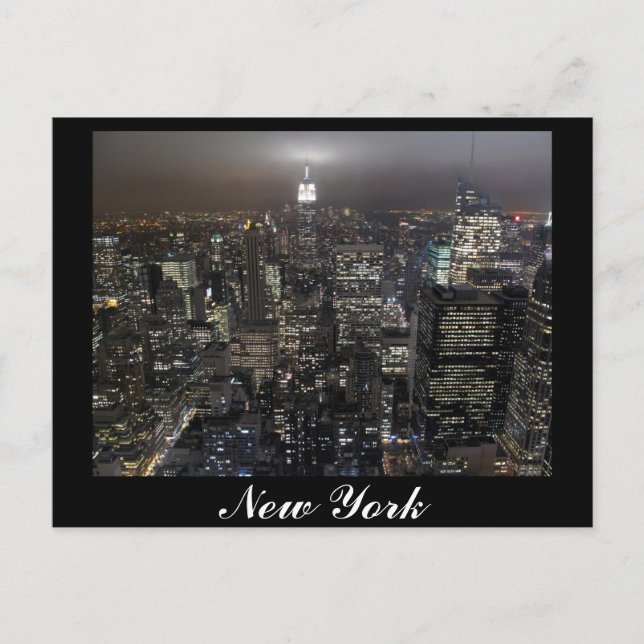 Carte Postale New York Postcard Cityscape New York Souvenir Card (Devant)
