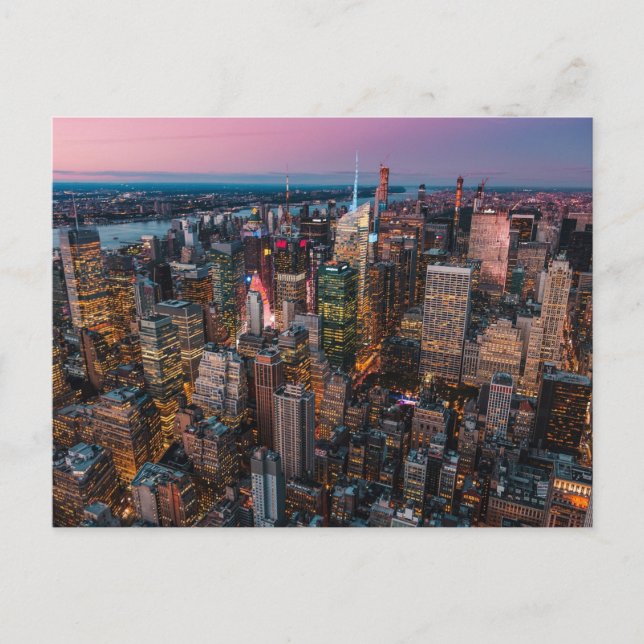Carte Postale New York Skyline (Devant)