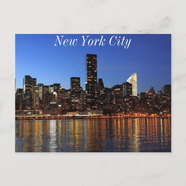 Carte Postale New York Skyline (Devant)