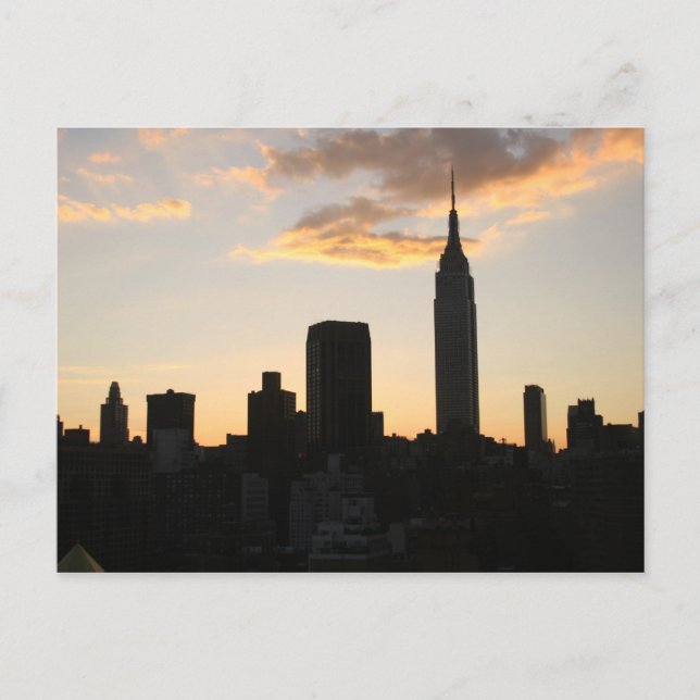 Carte Postale New York Skyline (Devant)