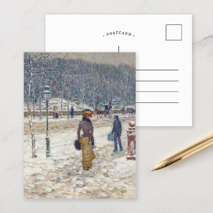 Carte Postale New York Street   Childe Hassam