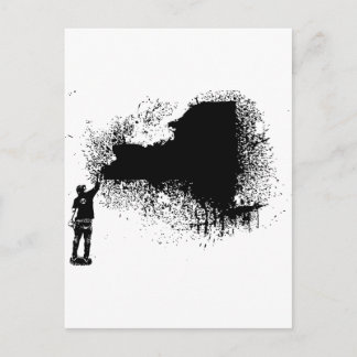 Carte Postale New York Tagger