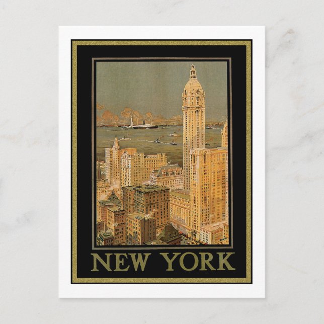 Carte Postale New York vintage (2) (Devant)