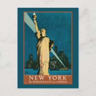 Carte Postale New York Wonder City of the World