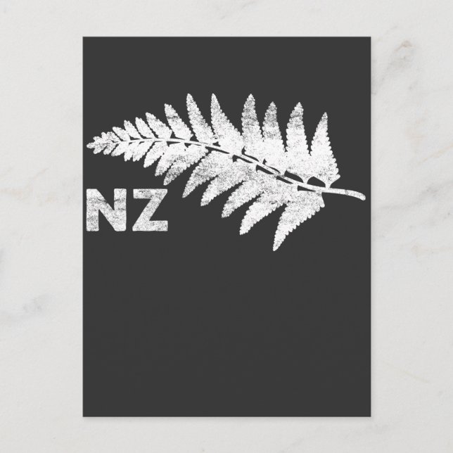Carte Postale New Zealand Tree Fern Plant (Devant)