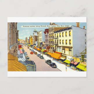 Carte Postale Newark Ave à Jersey City, New Jersey