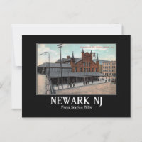 Newark NJ Penn Train Station 1910