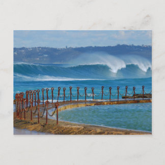 Carte Postale Newcastle Beach de la piscine canoë