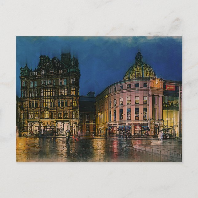 Carte Postale Newcastle City Angleterre, Royaume-Uni (Devant)