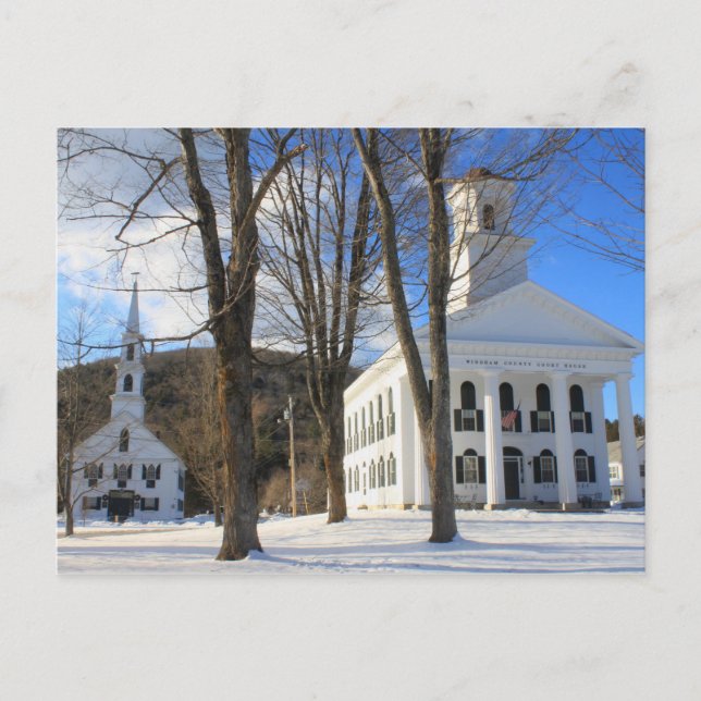 Carte Postale Newfane Vermont Town Common (Devant)