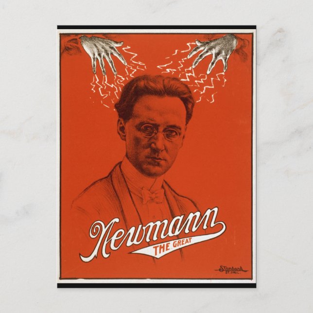 Carte Postale Newmann le grand magicien (Devant)