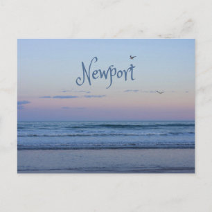 Carte Postale Newport Beach Californie Ocean Sunrise Blue