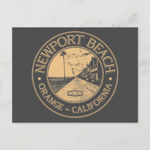 CARTE POSTALE NEWPORT BEACH - ORANGE CALIFORNIE