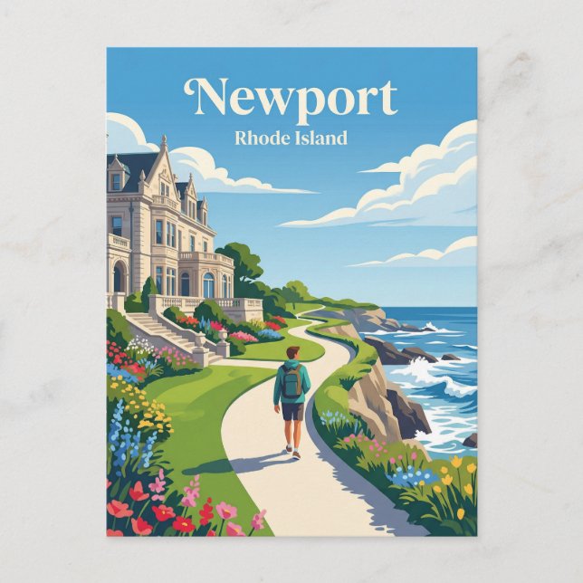 Carte Postale Newport États-Unis (Devant)