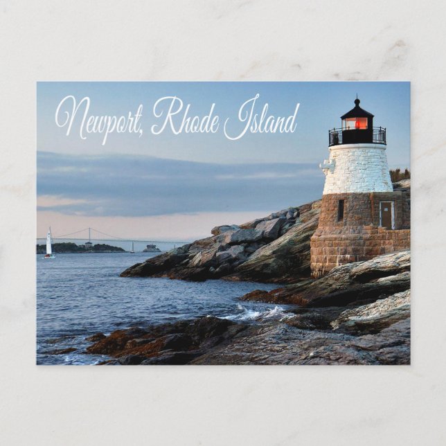 Carte postale Newport Rhode Island Sunset Lighthou (Devant)