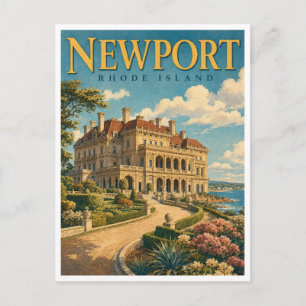 Carte Postale Newport Rhode Island The Breakers GeoSaga
