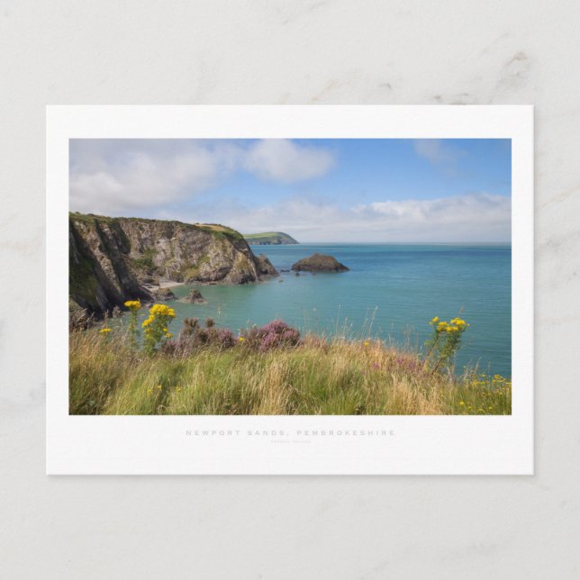 Carte Postale Newport Sands, Pembrokeshire (Devant)