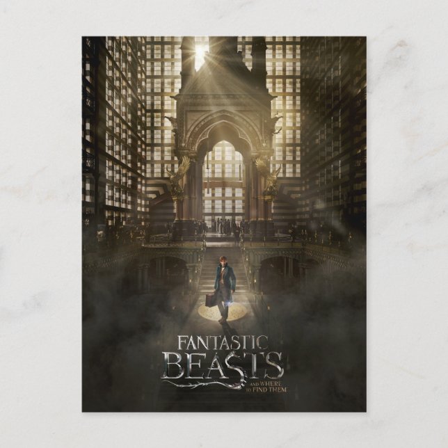 Carte Postale NEWT SCAMANDER™ au siège de MACUSA™ (Devant)