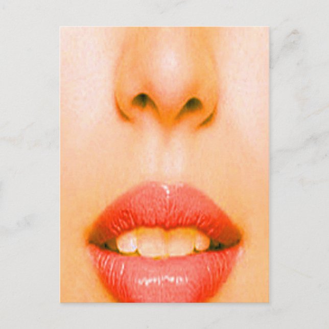 Carte Postale Nez et Bouche (Devant)