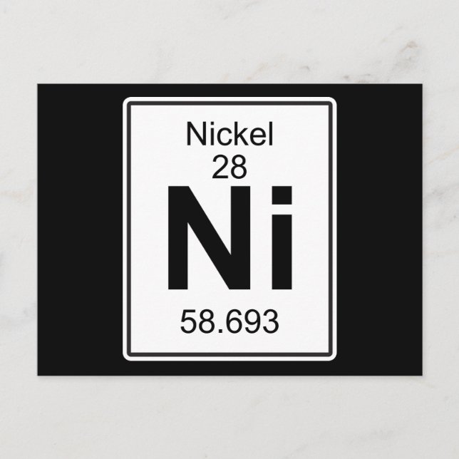 Carte Postale Ni - Nickel (Devant)