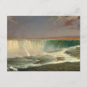 Carte Postale Niagara, Cascade par l'église Frederic Edwin