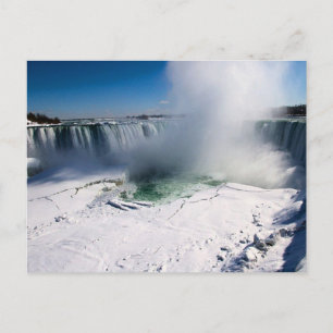 Carte Postale Niagara Falls, Canada en hiver