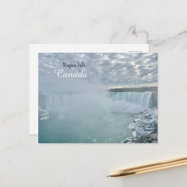Carte Postale Niagara Falls Canada Photographie (Devant/Arrière en situation)