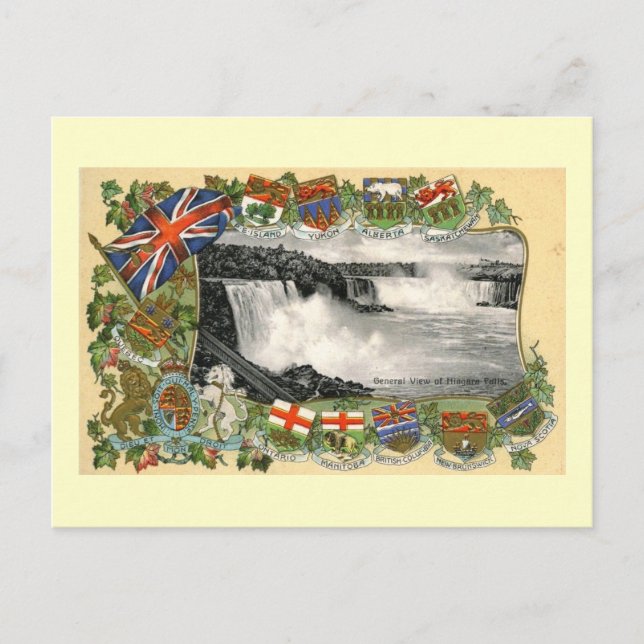 Carte Postale Niagara Falls, Canada Vintage (Devant)