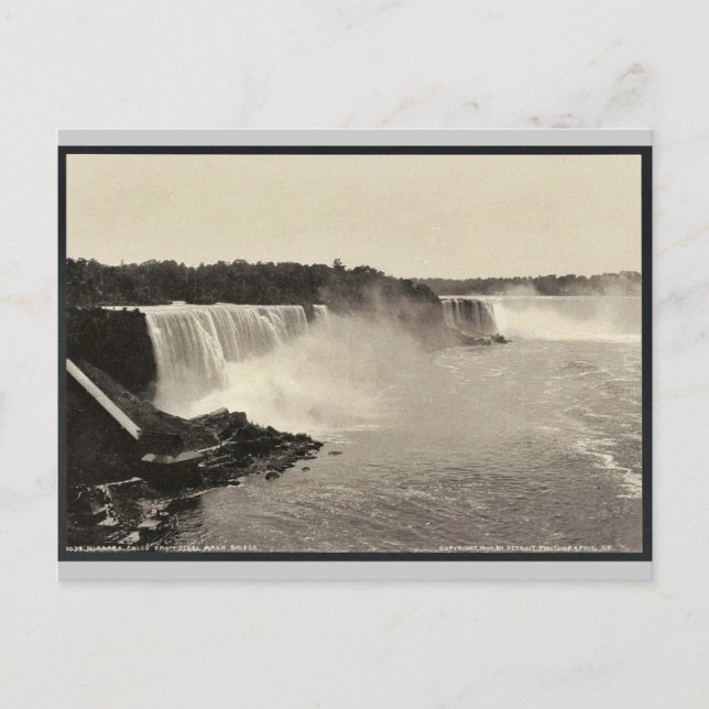 Carte Postale Niagara Falls from Steel Arch Bridge rare Photochr (Devant)
