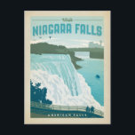 Carte Postale Niagara Falls, NY<br><div class="desc">Anderson Design Group est une société d'illustration et de conception de pointe située à Nashville,  au Tennessee. Founder Joel Anderson Directives Team of talented artists to create original poster art that looks like classic vintage publicité prints from the 1920s to the 1960s.</div>