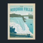 Carte Postale Niagara Falls, NY<br><div class="desc">Anderson Design Group est une société d'illustration et de conception de pointe située à Nashville,  au Tennessee. Founder Joel Anderson Directives Team of talented artists to create original poster art that looks like classic vintage publicité prints from the 1920s to the 1960s.</div>