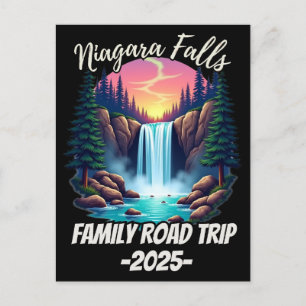 Carte Postale Niagara Falls Road Trip Famille Voyage Hommes