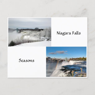 Carte postale Niagara Falls Seasons