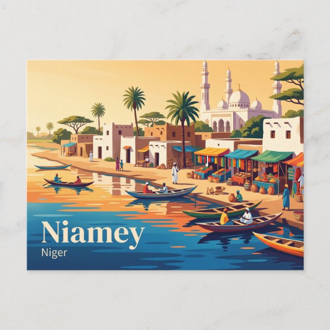 Carte Postale Niamey, Niger (Devant)