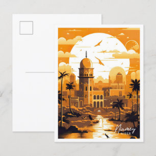 Carte Postale Niamey Niger Afrique Travel Place illustration