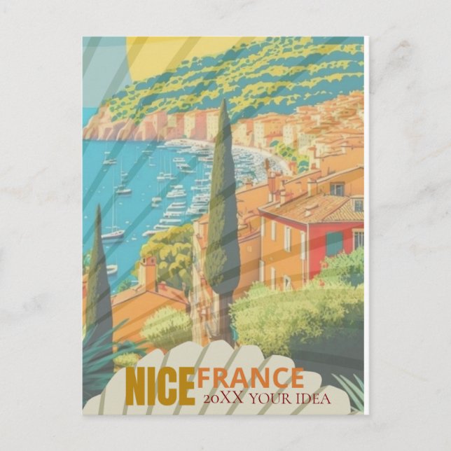 Carte postale Nice France Travel, Nice Carte posta (Devant)