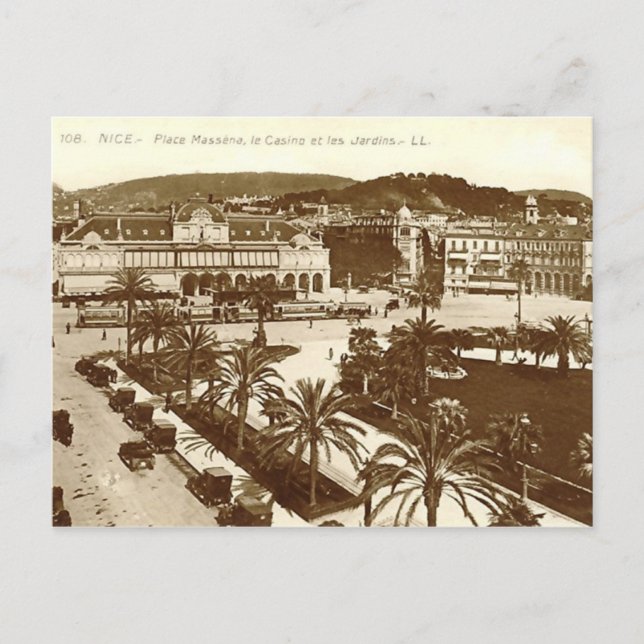 Carte Postale Nice, Place Massena (Devant)