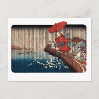 Carte Postale Nichiren Ichiyusai KUNIYOSHI (1797-1861)