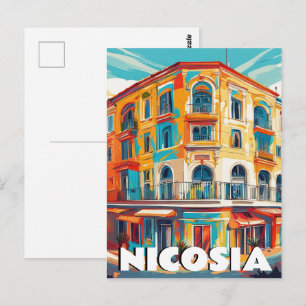 Carte Postale Nicosie, Capitale de Chypre