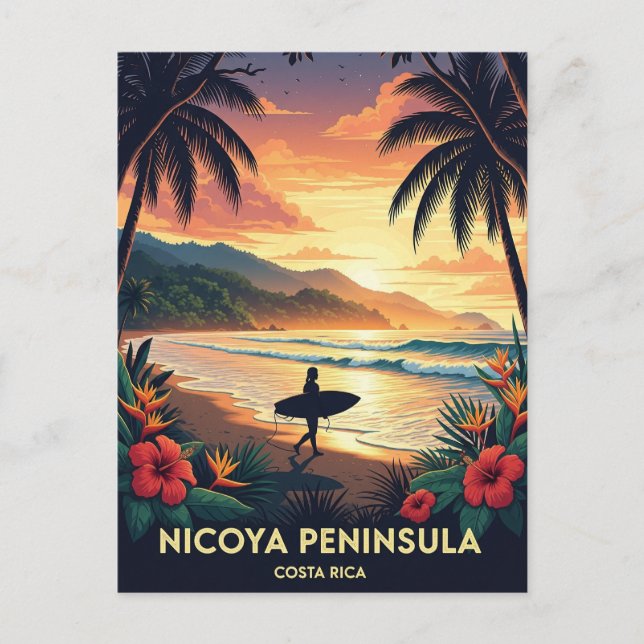Carte Postale Nicoya Péninsule Costa Rica Voyage (Devant)