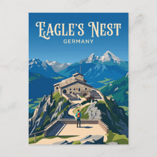 Carte Postale Nid d'aigle Allemagne