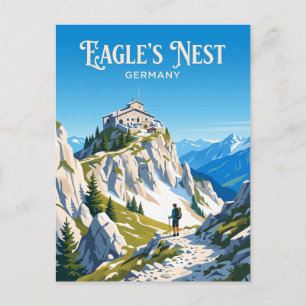 Carte Postale Nid d'aigle Allemagne