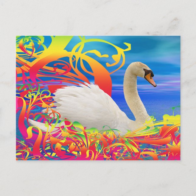 Carte Postale Nid de cygne (Devant)