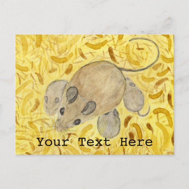 Carte Postale Nid de la souris (Devant)