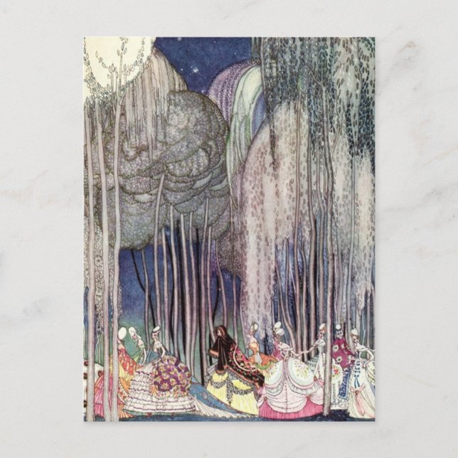 Carte Postale Nielsen's In Powder et Crinoline (Devant)