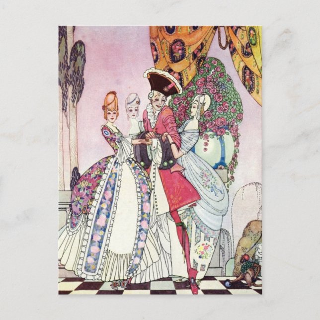 Carte Postale Nielsen's In Powder et Crinoline (Devant)