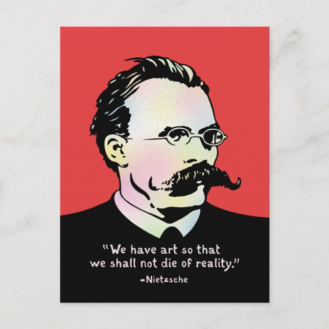 Carte Postale Nietzsche - Art c. Réalité (Devant)