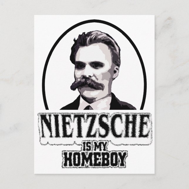 Carte Postale Nietzsche Est Mon Enfant (Devant)