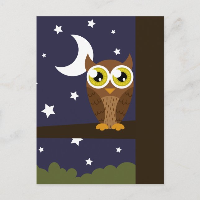 Carte postale "Night Owl" (Devant)